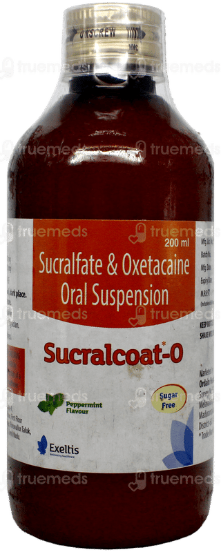 Sucralcoat O Peppermint Flavour Sugar Free Suspension 200Ml